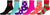 Sakkas Super Soft Anti-Slip Fuzzy Ankle Socks Value Assorted 6-Pack