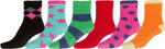 Sakkas Super Soft Anti-Slip Fuzzy Ankle Socks Value Assorted 6-Pack