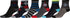 Sakkas Boy's Playful Pattern Assorted Crew Socks 6-Pack