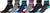 Sakkas Boy's Playful Pattern Assorted Crew Socks 6-Pack