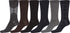 Sakkas Mens Cotton Blend Pattern And Ribbed Dress Socks Value 6-Pack