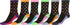 Sakkas Women's Fun Colorful Design Poly Blend Crew Socks Assorted 6-Pack