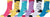 Sakkas Women's Fun Colorful Design Poly Blend Crew Socks Assorted 6-Pack