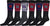 Sakkas Men's Classic Patterned Dress Socks Value 6-Pack
