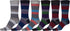 Sakkas Men's Classic Patterned Dress Socks Value 6-Pack