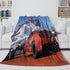 Hot Wheels Blanket Flannel Kids Room Throw