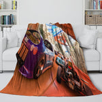 Hot Wheels Blanket Flannel Kids Throw Room Decoration