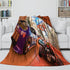 Hot Wheels Blanket Flannel Kids Throw Room Decoration