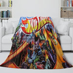 Hot Wheels Blanket Flannel Kids Throw Room Decoration