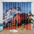 Hot Wheels Curtains Blackout Window Drapes Kids Room Decoration