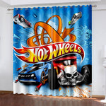 Hot Wheels Curtains Blackout Window Drapes