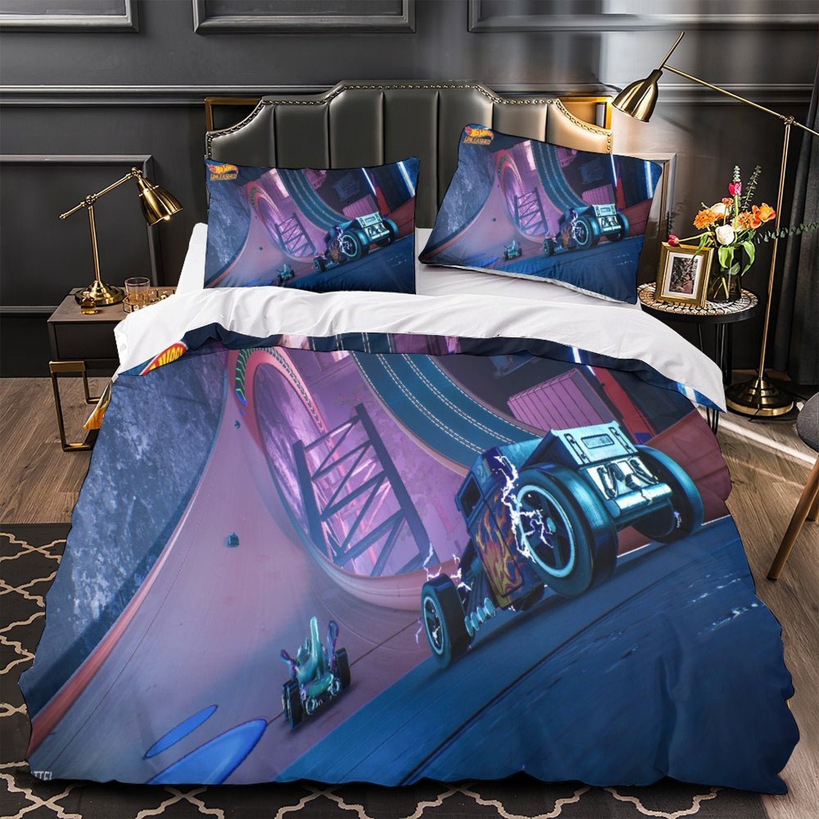 Hot Wheels Duvet Cover Kids Bedding Sets Without Filler