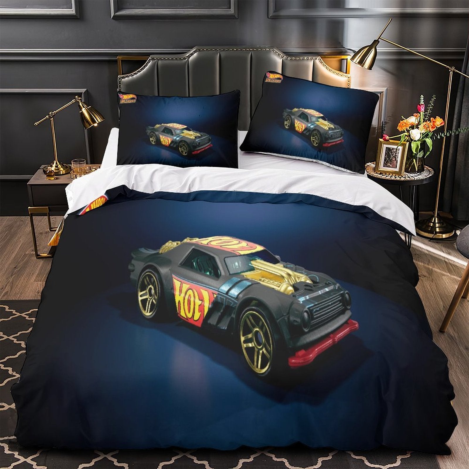 Hot Wheels Duvet Cover Kids Bedding Sets Without Filler