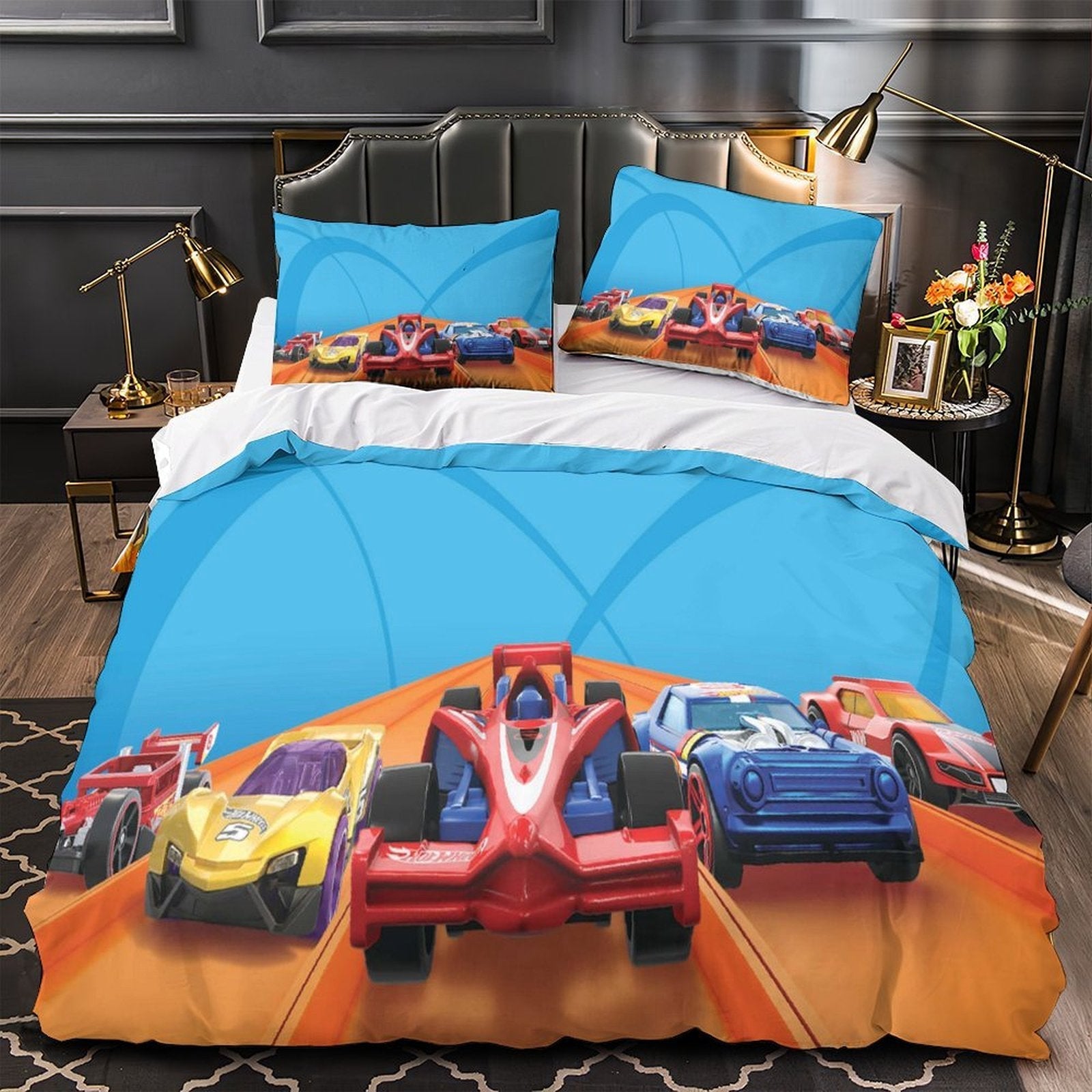 Hot Wheels Duvet Cover Kids Bedding Sets Without Filler