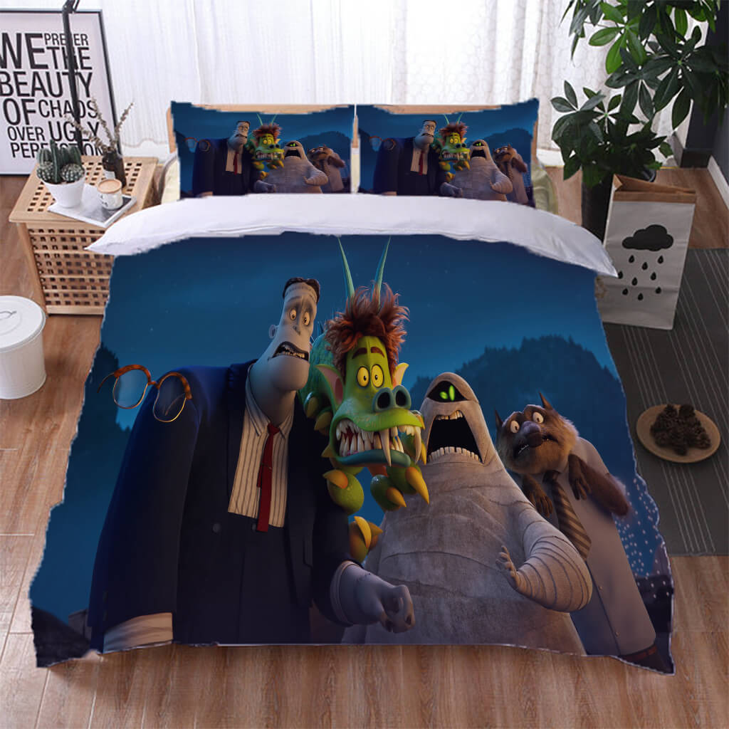 Hotel Transylvania 4 Transformania Bedding Set Duvet Cover