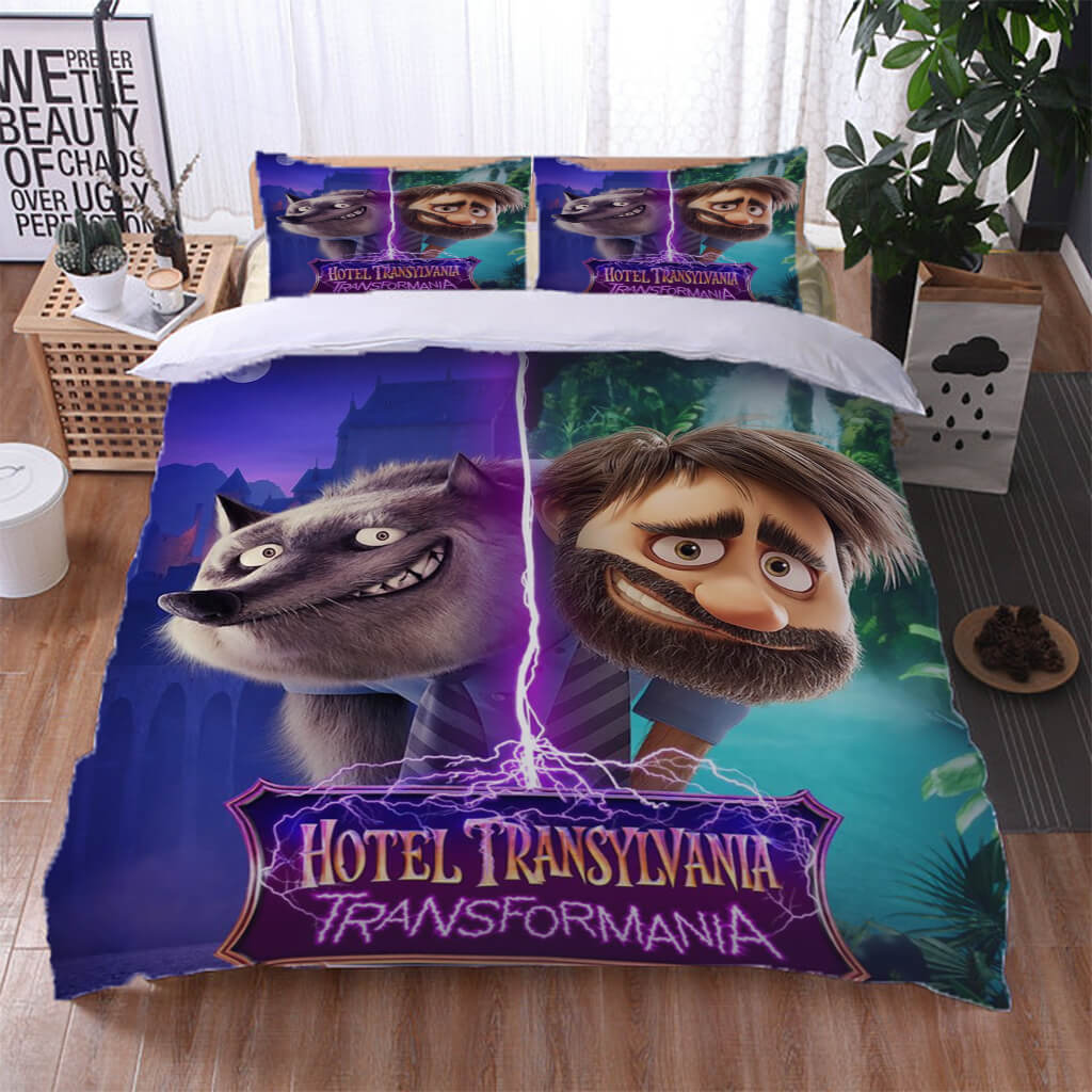 Hotel Transylvania 4 Transformania Bedding Set Duvet Cover
