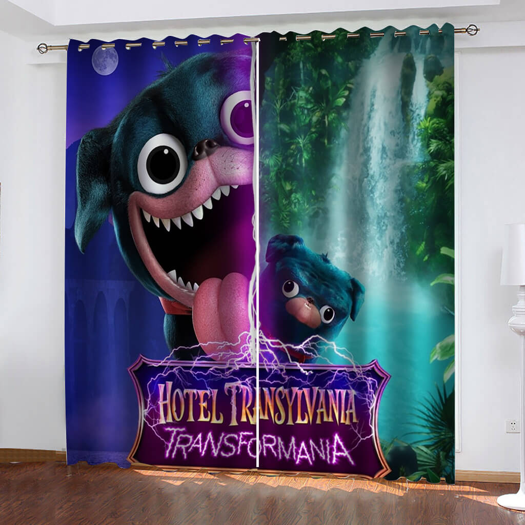 Hotel Transylvania 4 Transformania Curtains Blackout Window Drapes