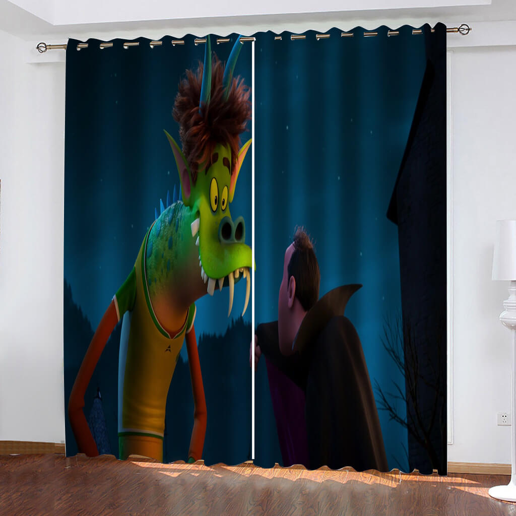 Hotel Transylvania 4 Transformania Curtains Blackout Window Drapes