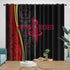 Houston Rockets Curtains Blackout Window Drapes Room Decoration