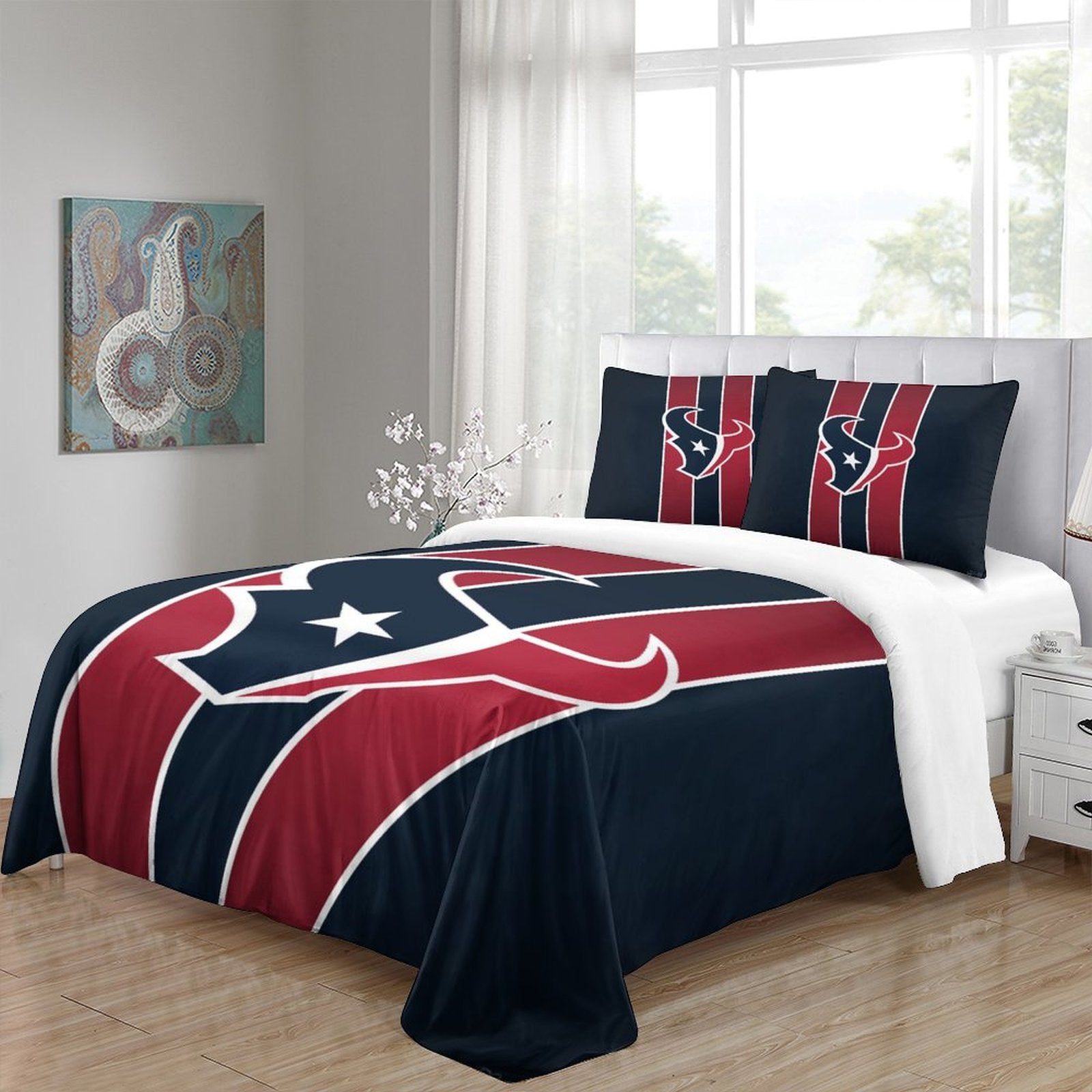 Houston Texans Bedding Set Duvet Cover Without Filler