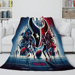 Houston Texans Blanket Flannel Fleece Throw Room Decoration