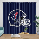 Houston Texans Curtains Blackout Window Drapes Room Decoration