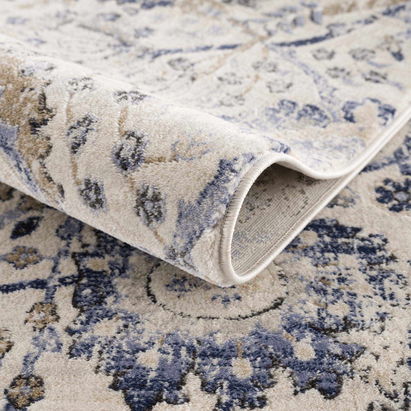 Georgiana Blue & Beige Oushak Rug