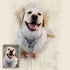 Pet Watercolor Portrait Custom Wall Art