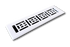 Cast Aluminum Arts & Crafts Vent Cover - White