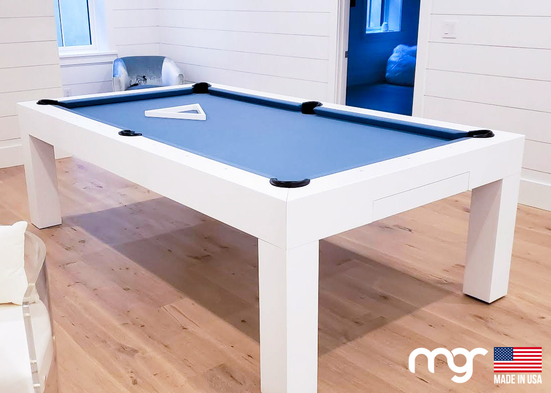 The Modern Pool Table (Maple Wood with White Finish)