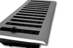 Steel Modern Chic Vent Covers - Brushed Nickel