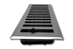 Steel Modern Chic Vent Covers - Brushed Nickel