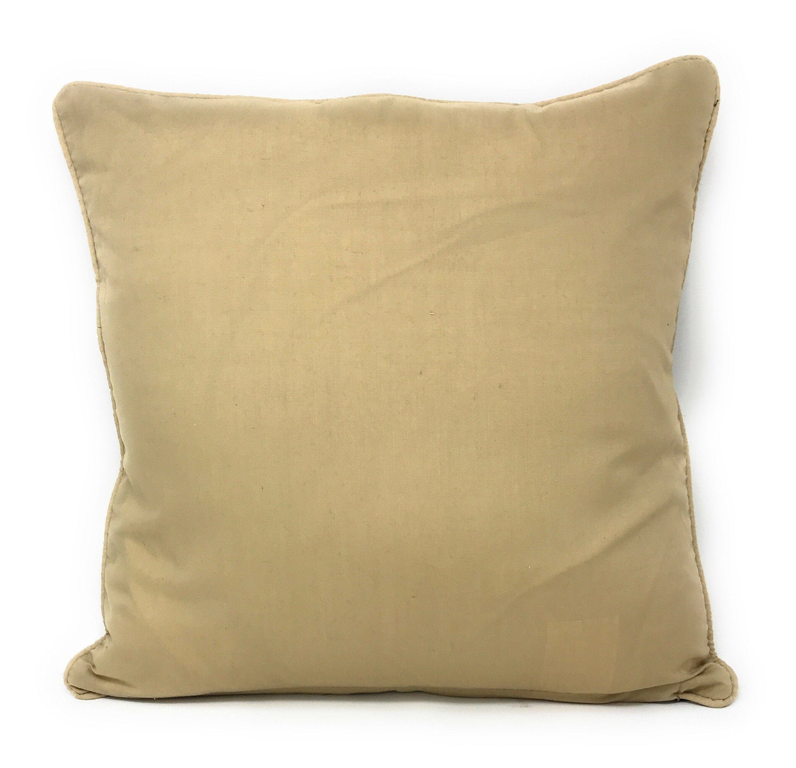 DaDa Bedding Elegant Golden Persian Style Rug Floral Tapestry Throw Pillow Covers 16