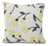 DaDa Bedding Yellow Fleur Floral Botanical Spring Tapestry Throw Pillow Cover, 16" x 16" (18112)
