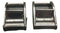 1 Inch Stainless Steel Cam Buckle Tie Down 2 PACK | 1CBSS