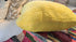 DaDa Bedding Hand-Made Tuscan Sun Yellow Sherpa Backside Quilted Throw Pillow - 18" x 18"