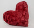 DaDa Bedding Luxury Romantic Valentine Heart Shaped Red Throw Pillow - 16” x 14”