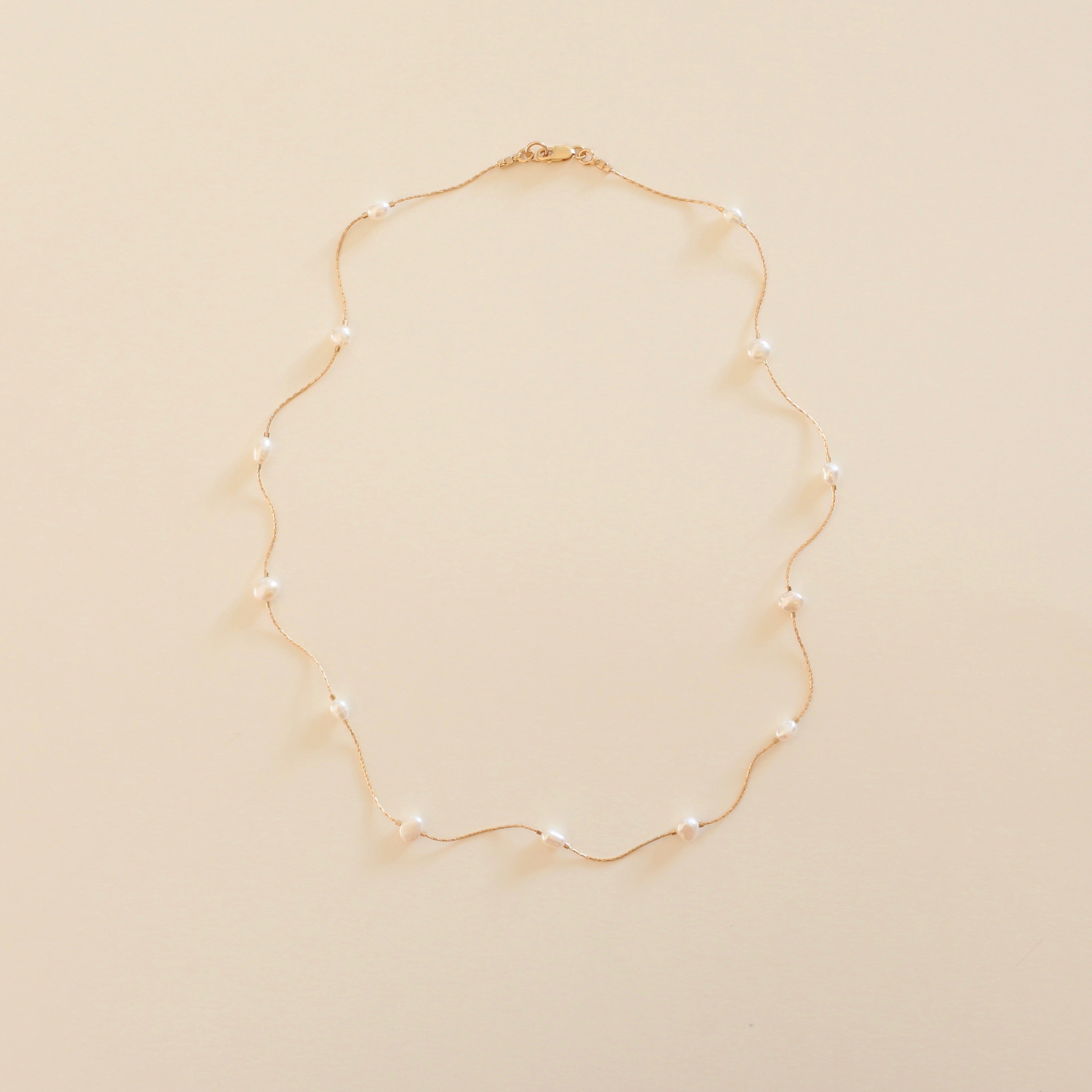 Floating Pearl Necklace