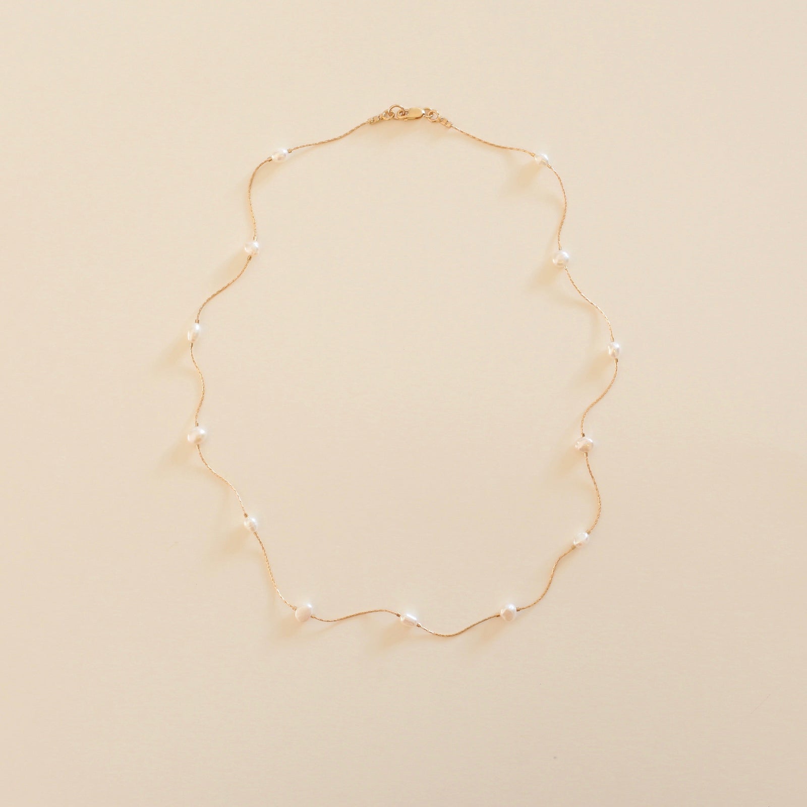 Floating Pearl Necklace