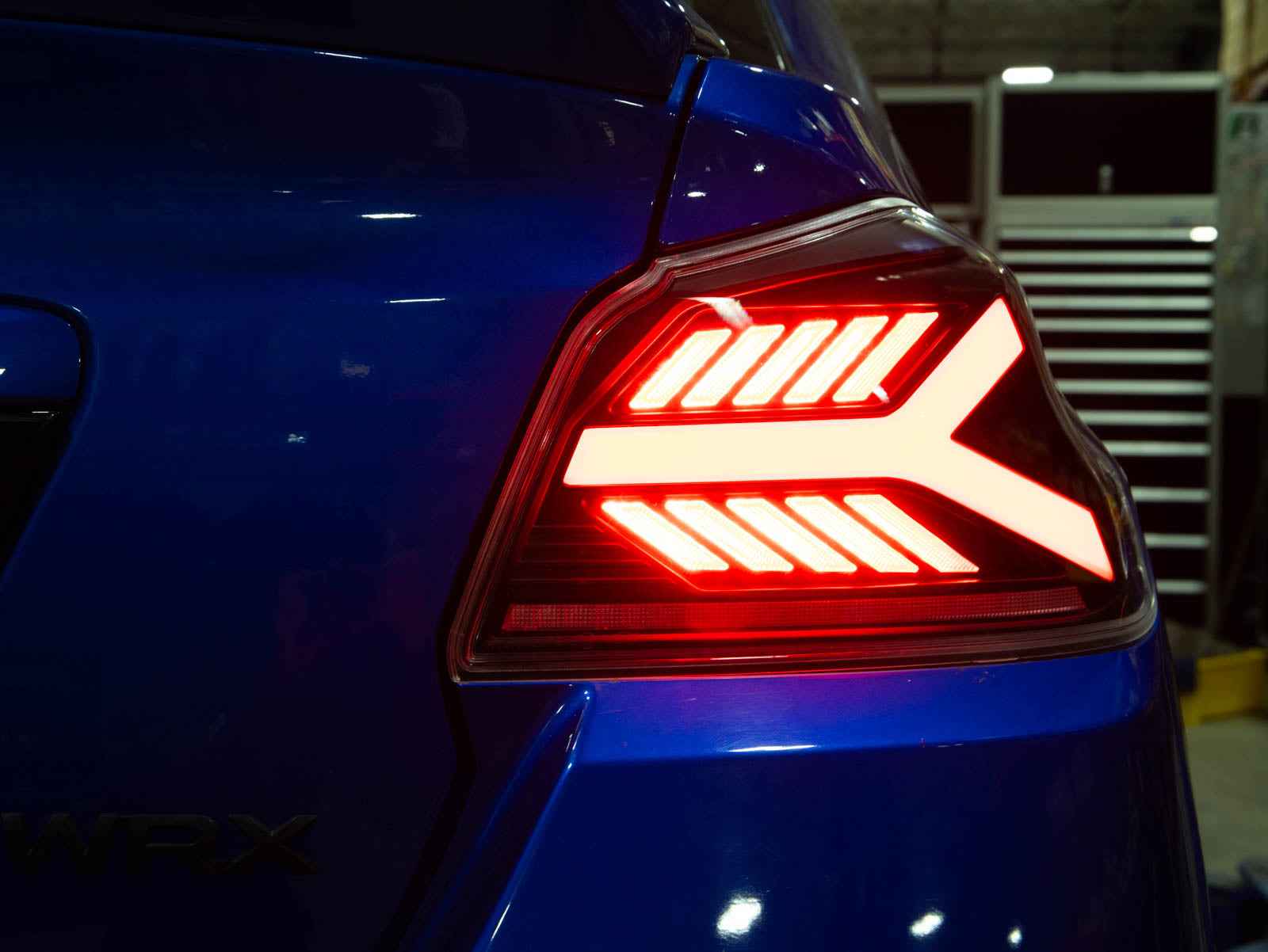 OLM Y-Spec LED Taillights (Smoke Lens  White Optic) - 2015-2021 WRX / STI