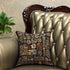 DaDa Bedding Ethnic Ornaments Geometric Black Tapestry Throw Pillow Covers 16" (18118)