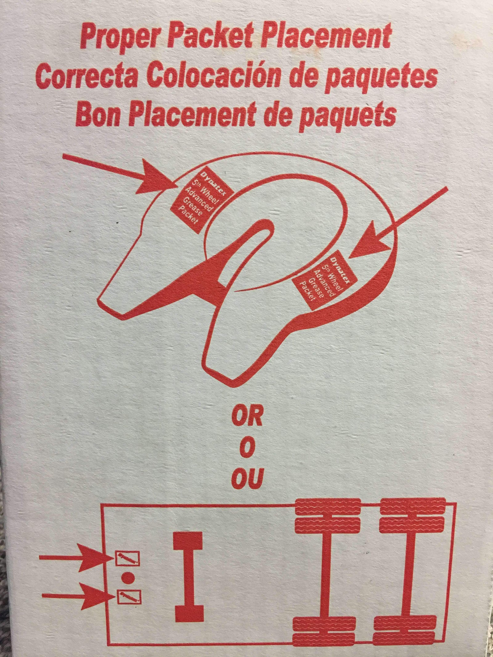 Dynatex 5th Wheel Grease Display Box Includes 60 Packets | 56400