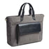 Voyager Canvas Leather Briefcase, Gray