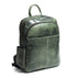 Luxury Italian Leather Backpack, Green