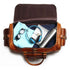 Berlin Leather Weekender Duffle Bag