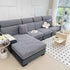 Stretch Couch Cushion Covers, Washable Chaise Lounge Sofa Slipcover, Elastic Furniture Protector for Pets, Kid