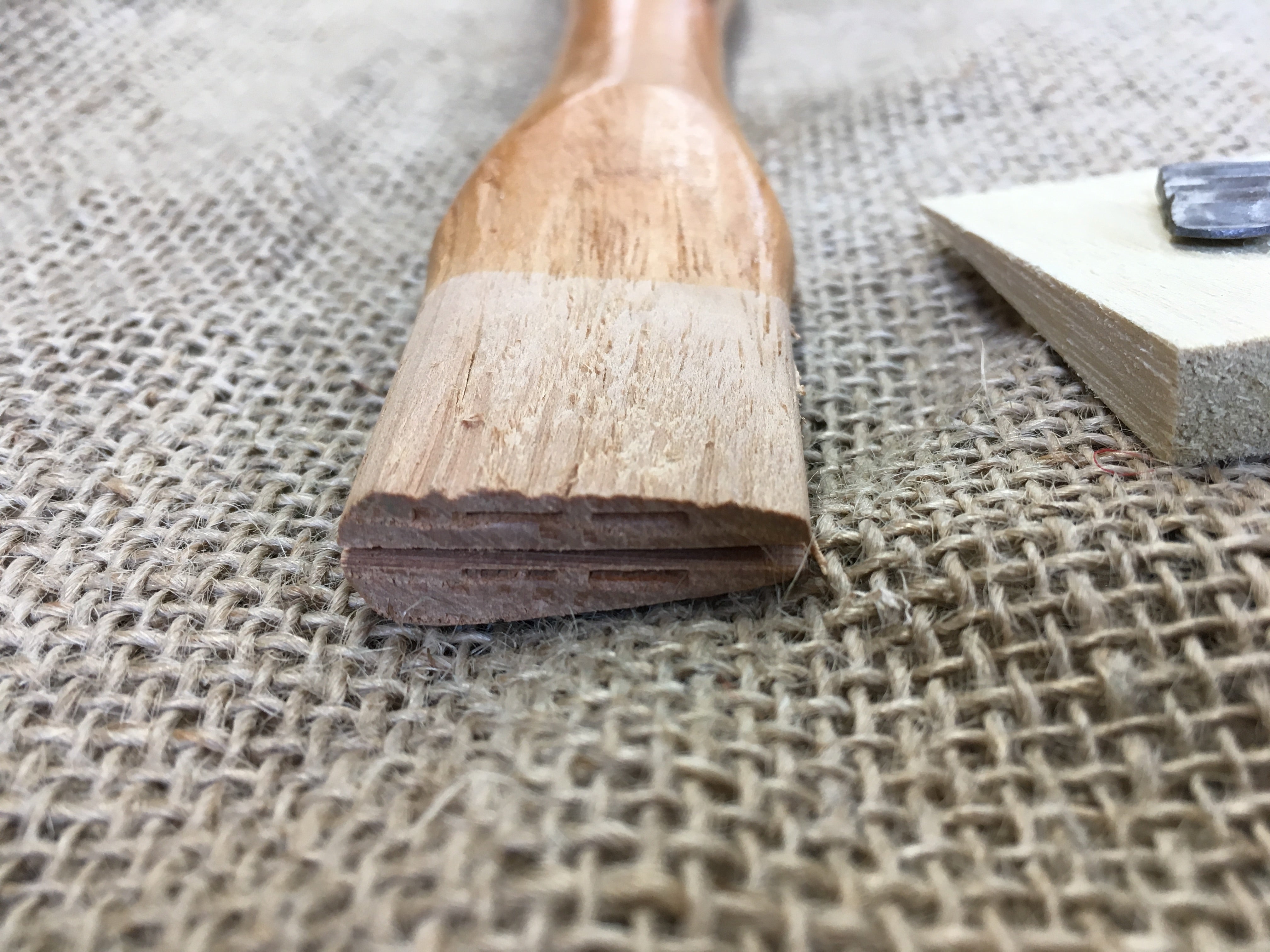 13" Beaver Tooth Lath / Shingle Hatchet Handle  Smaller Eye.