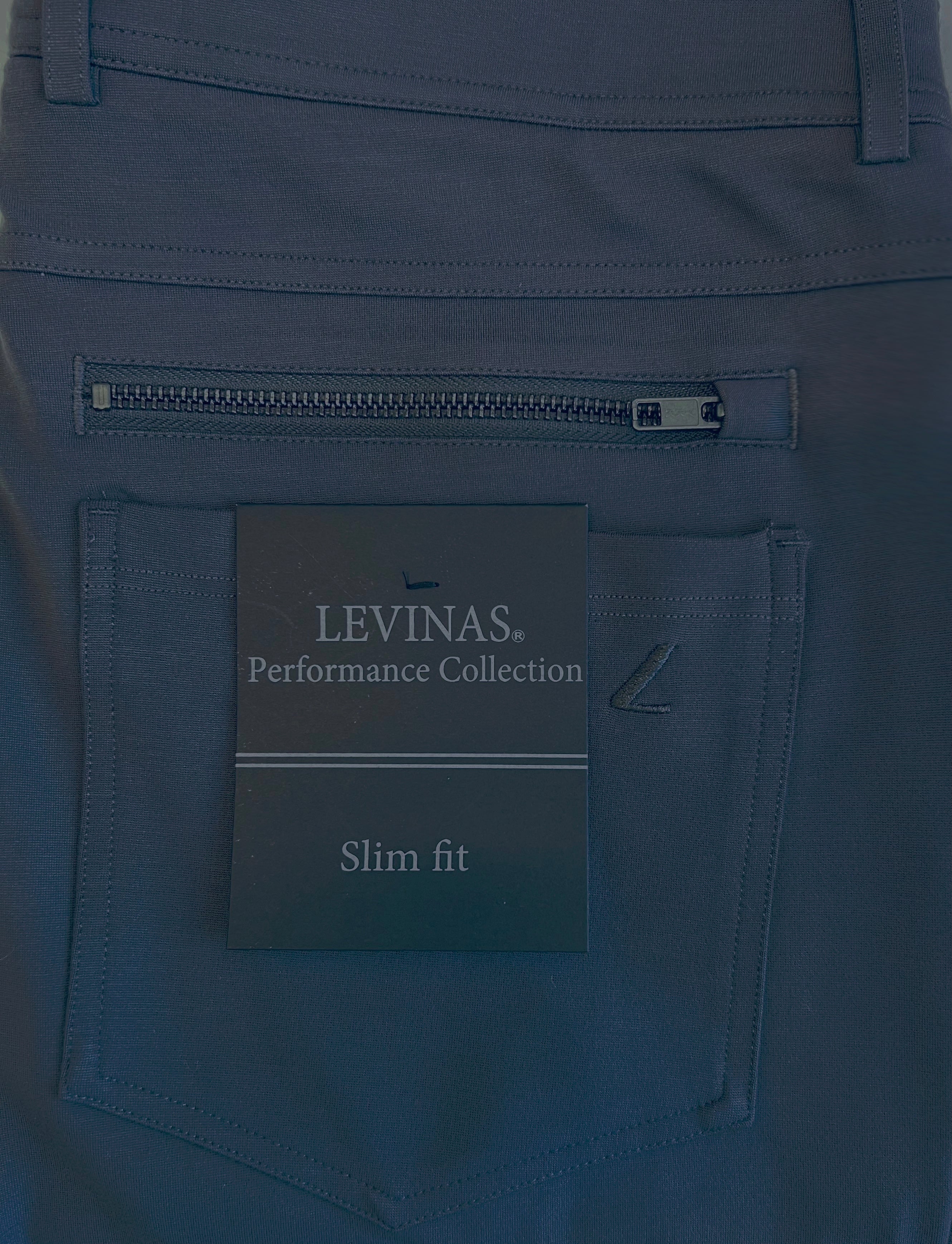 NEW & UPDATED Super - Stretch Men's Chinos //Casual// Navy - Performance Collection