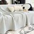 Cooling Textured Sofa Cover Washable Soft Couch Throw Blanket for Summer & Pets