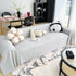 Cooling Textured Sofa Cover Washable Soft Couch Throw Blanket for Summer & Pets